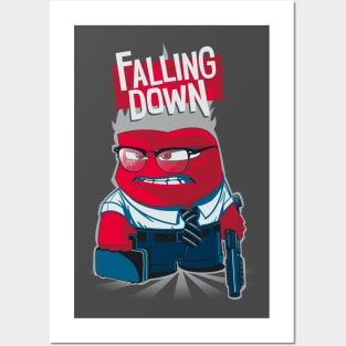 Falling Down Posters and Art